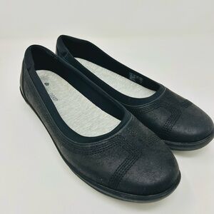 Clark’s Cloud Stepper Black Women's Ballet Flats